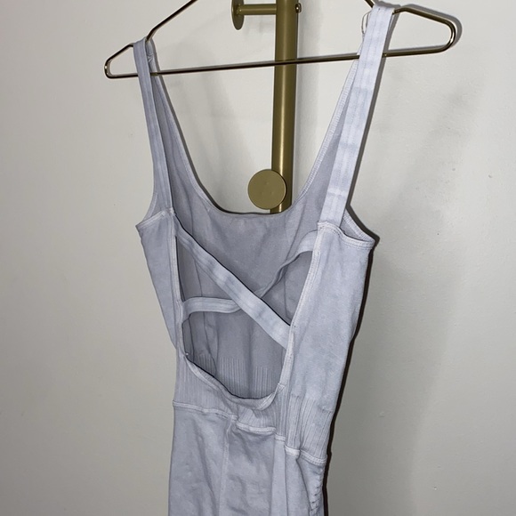 Free People Movement Good Karma Onesie NWOT in GREY size XS/S - Picture 4 of 9